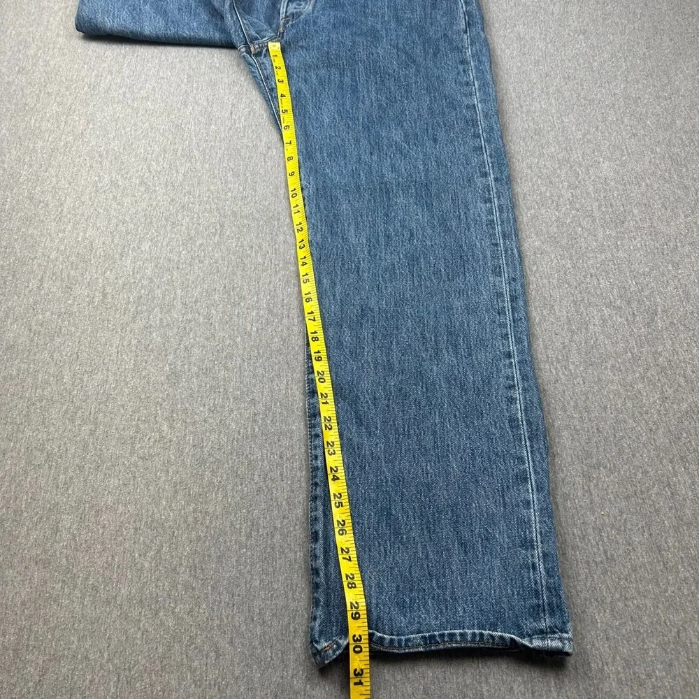 Levi's 501XX Button Fly Jeans Mens 36x30 Straight Leg Blue Denim Pants